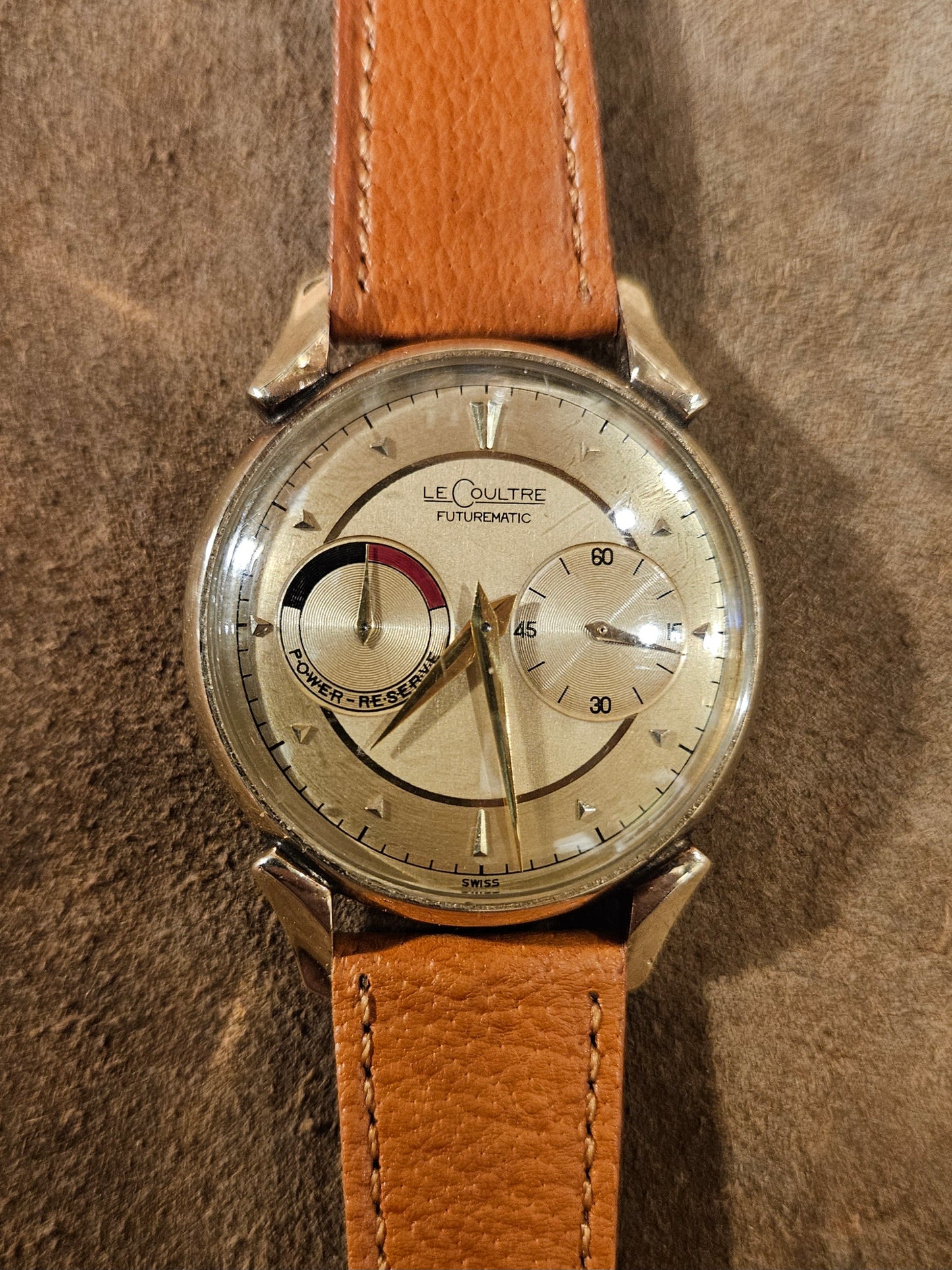 Lecoultre Futurematic  watch from the 1950s