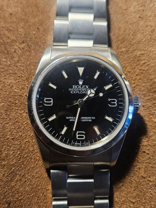 Rolex Explorer 14270 steel watch from 1995
