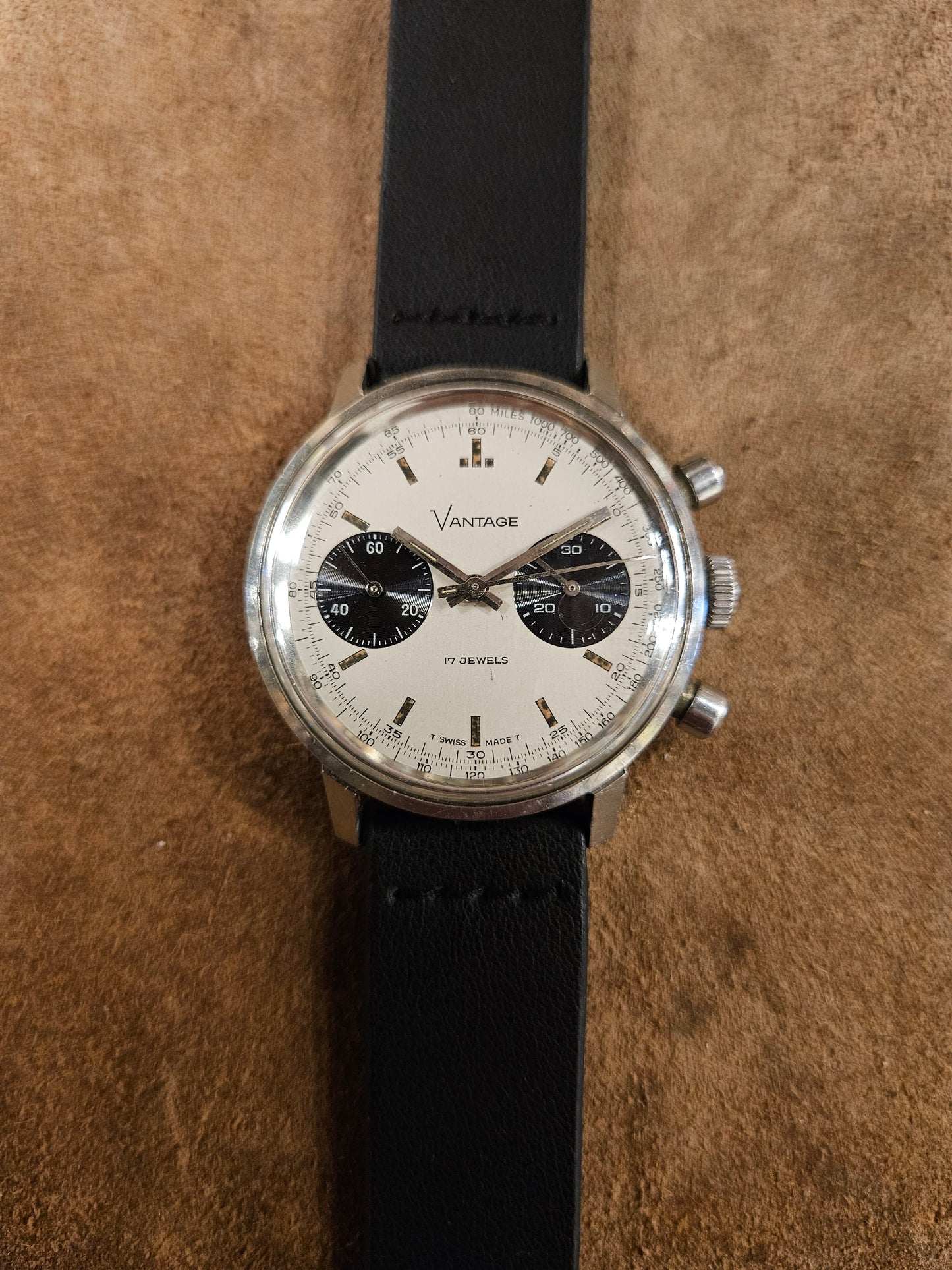 Vantage Hamilton Chronograph Valjoux 7733 watch from the 1960s