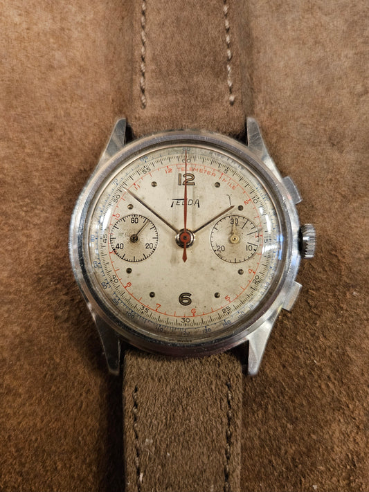 Telda Chronograph Venus 188 Watch from the 1960s