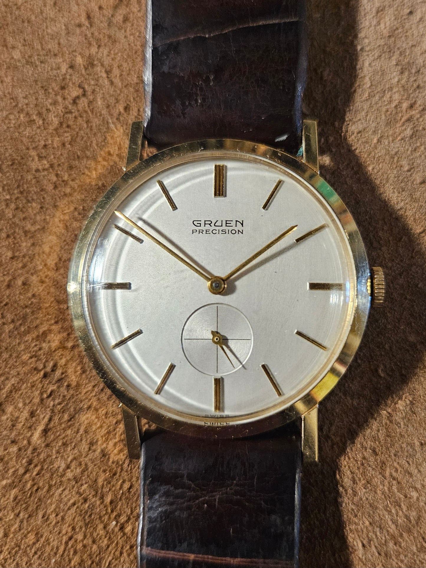 Gruen New Old stock 14k dress watch from the 1960s