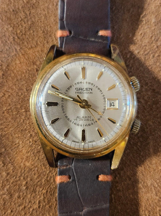 Gruen Precision Alarm 910SS watch from the 1950s