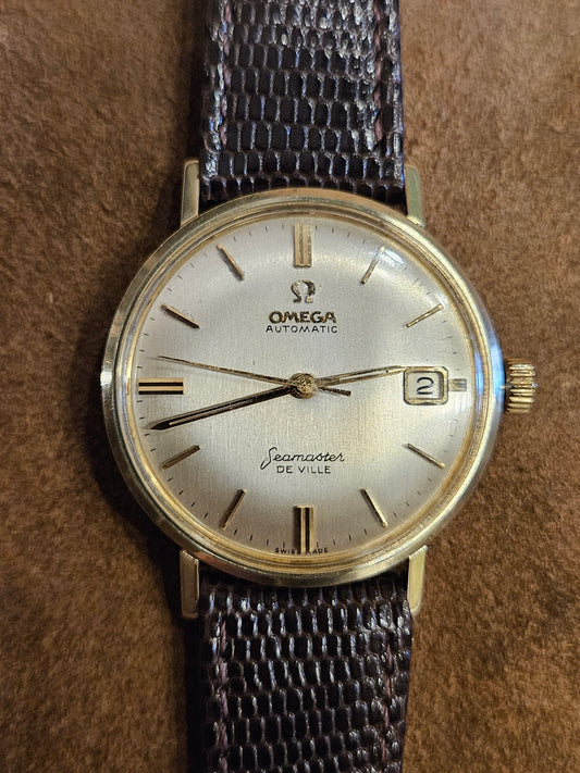Omega Seamaster Deville 14kt watch from the 1960s