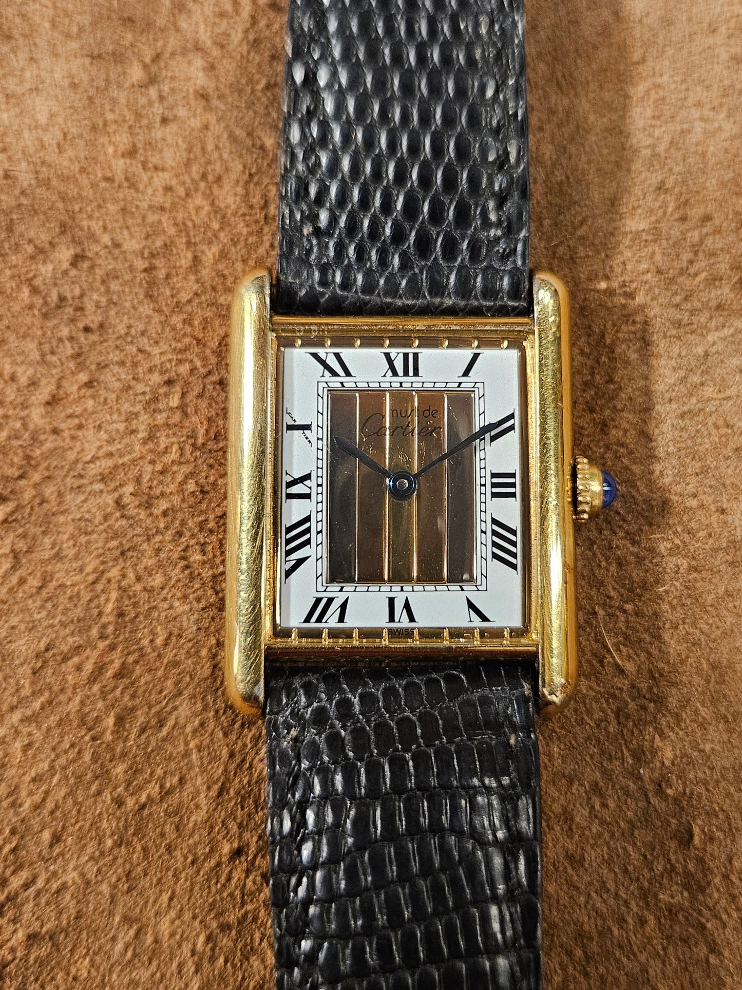 Cartier Tank Vermeil watch from the 1990s