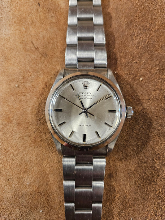 Rolex Airking 5500 steel watch from 1978