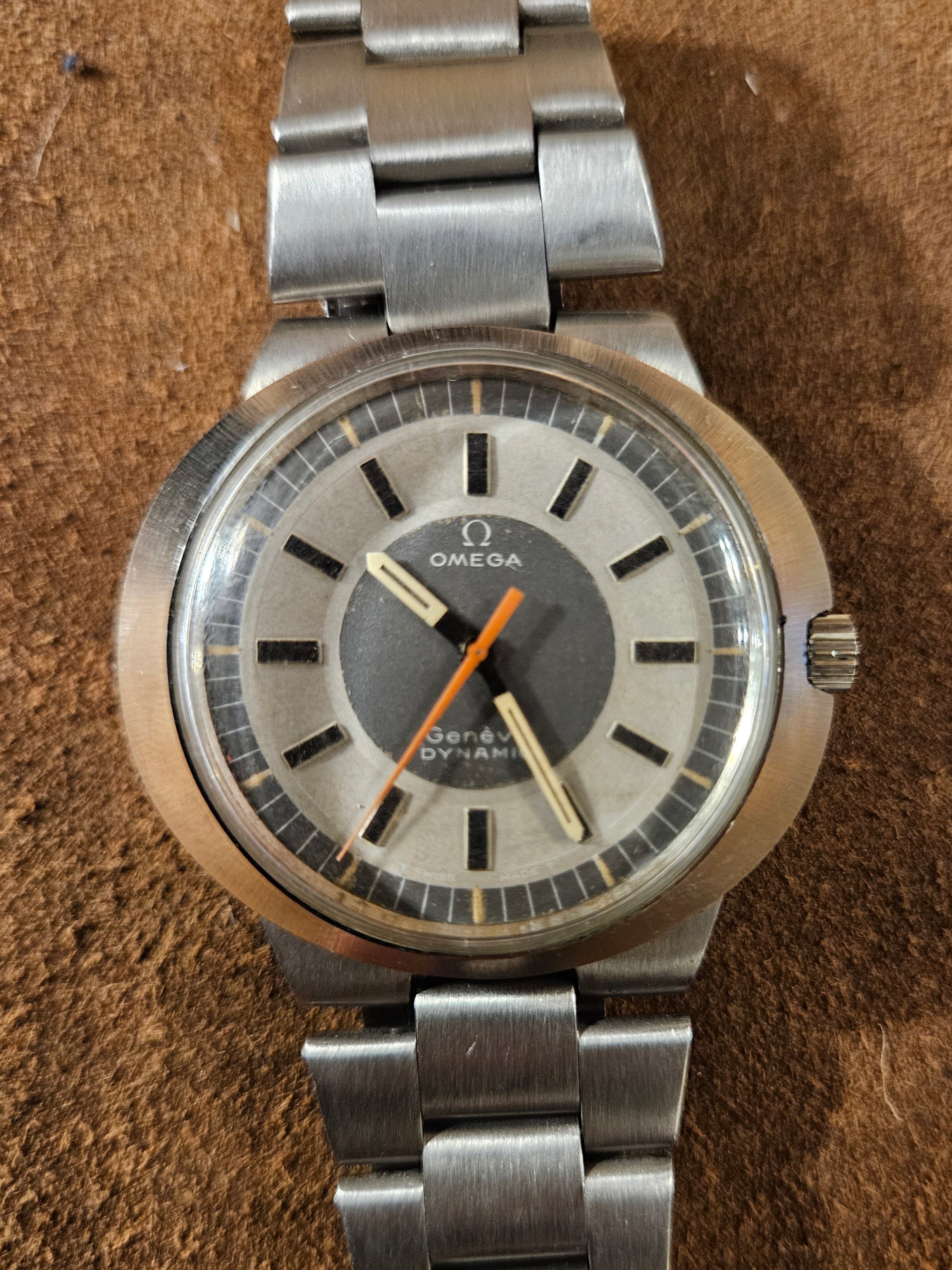 Omega Dynamic watch in steel from the 1970s – Theos Haberdashery