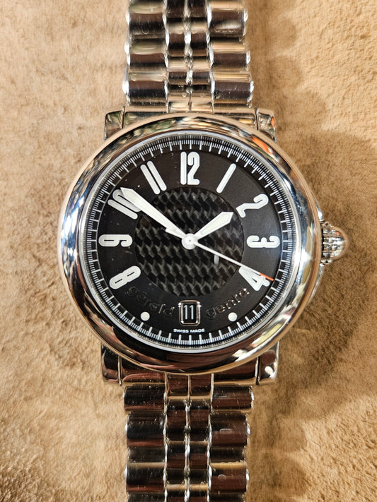 Gerald Genta Arena Sport SSPL10 steel watch