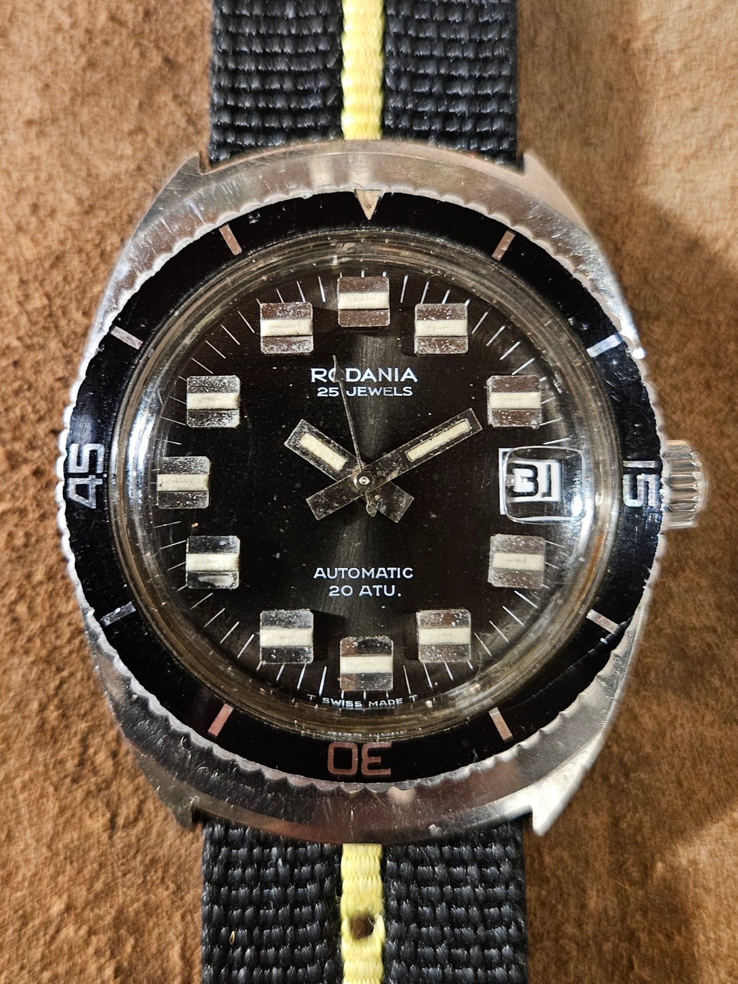 Rodania divers watch from the 1960s