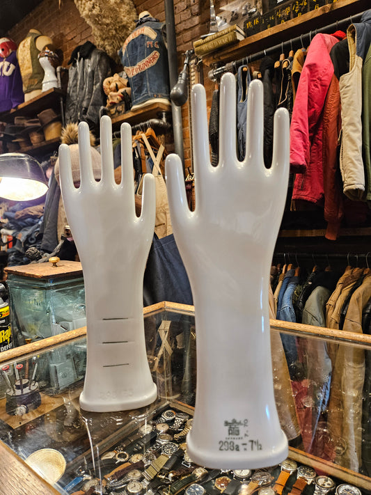 Hand Glove molds made out of porcelain