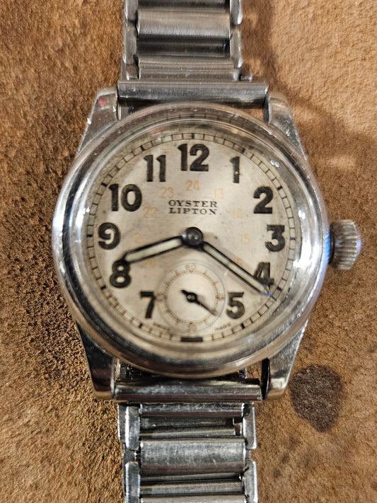 Rolex Oyster Lipton watch from the 1930s