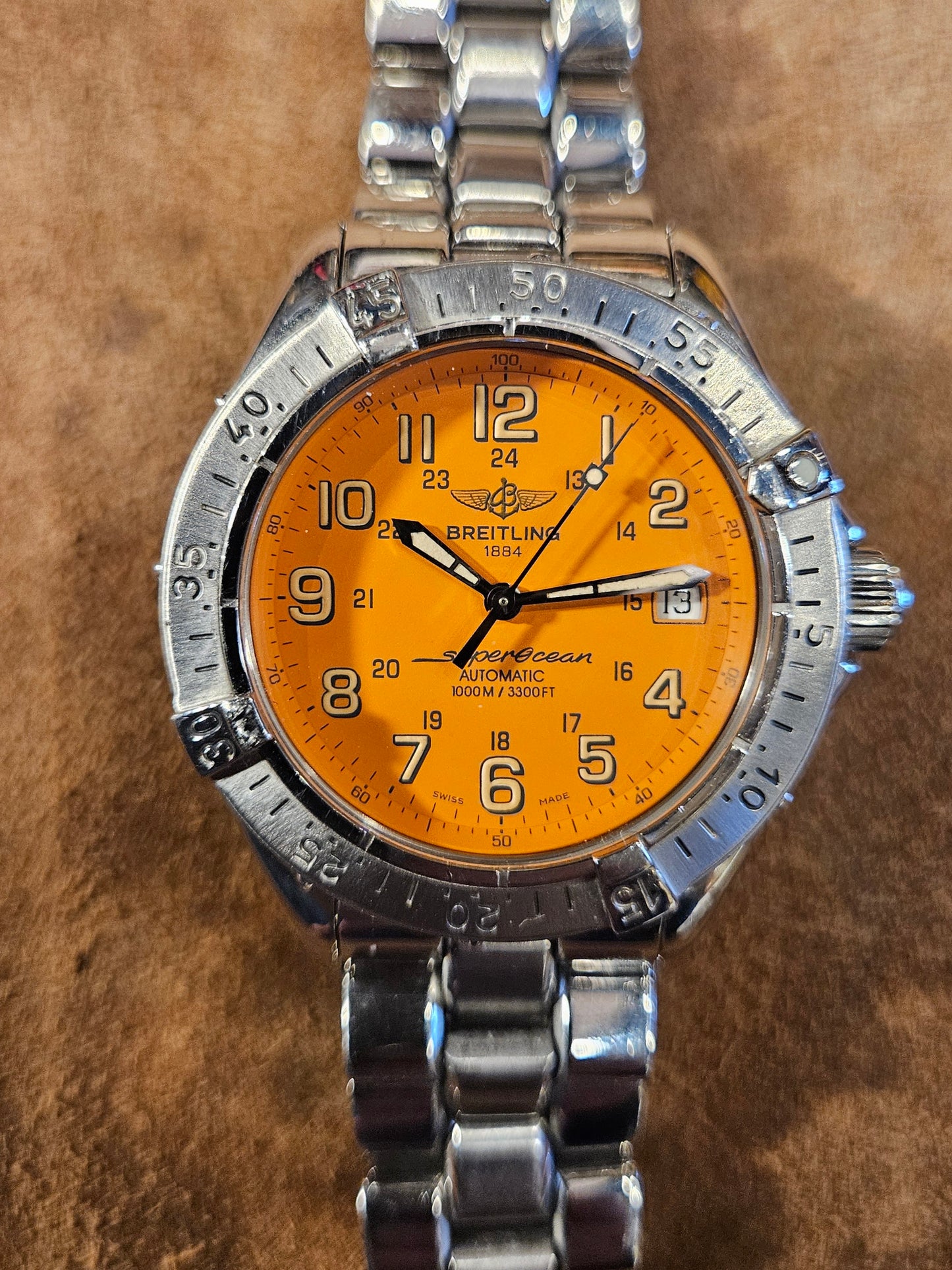 Breitling Super Ocean A17340 stainless steel watch