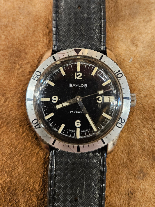 Baylor Skin Diver watch from the 1960s.