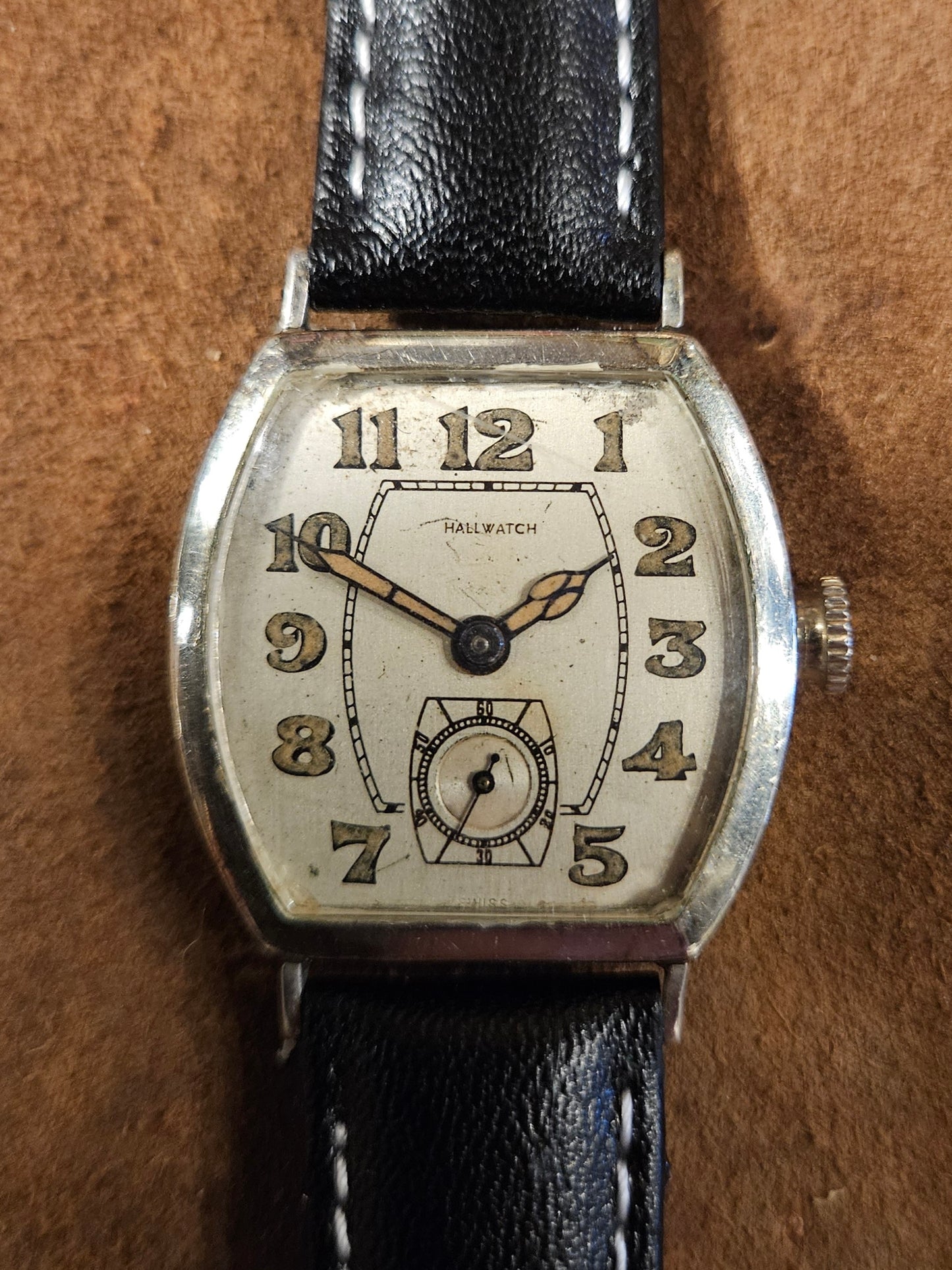Hall watch Art deco watch from the 1920s