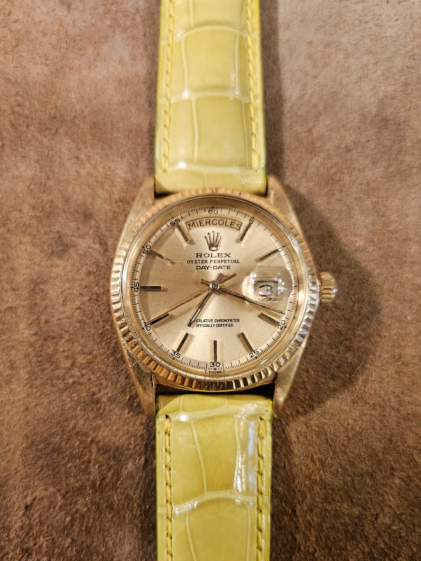Rolex 1803 day date watch from 1966