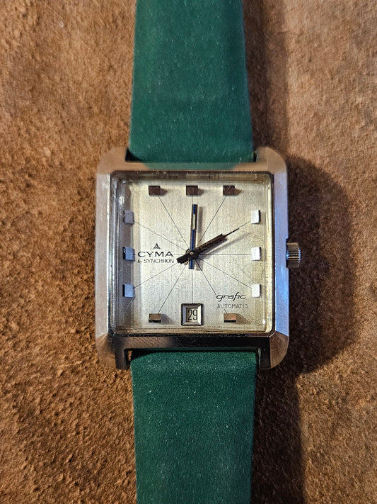 Cyma Grafic Watch from the 1970s