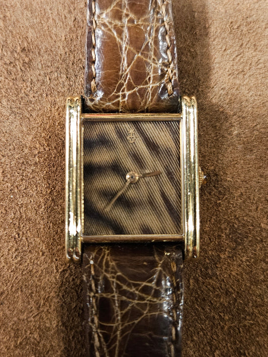 Corum Phesant dial Tank watch from the 1990s