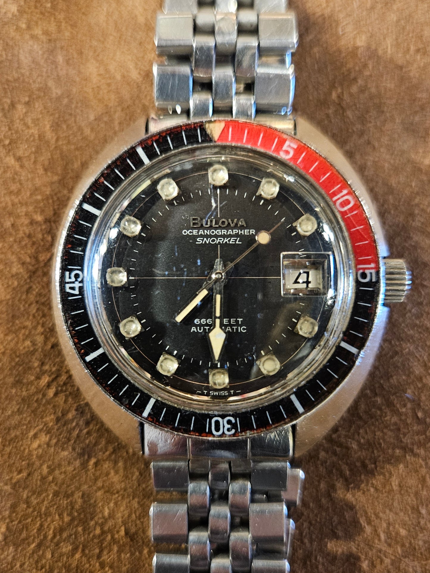 Bulova Snorkel Devil 666 watch from the 1970s