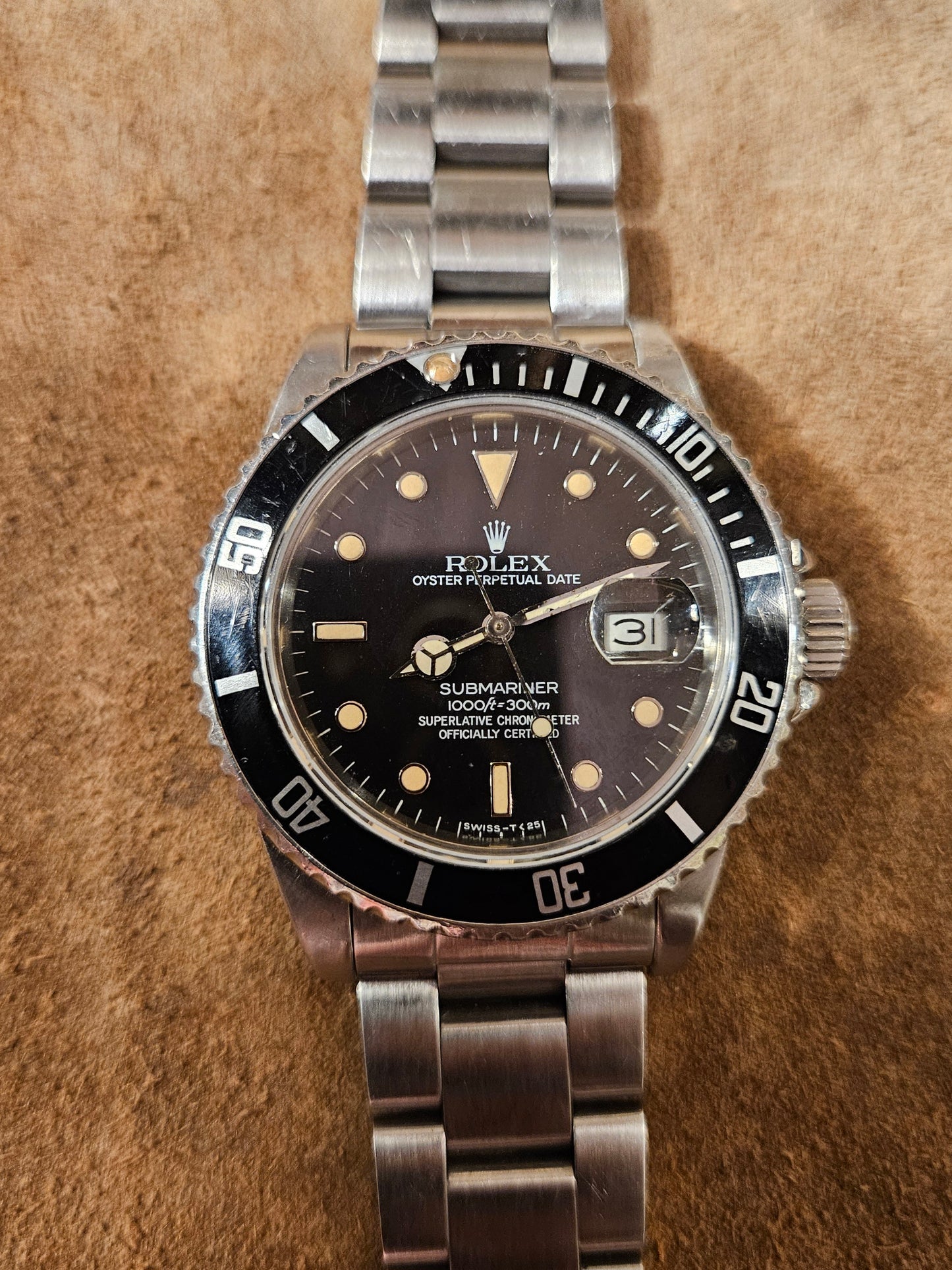 Rolex Submariner 16800 watch from 1984