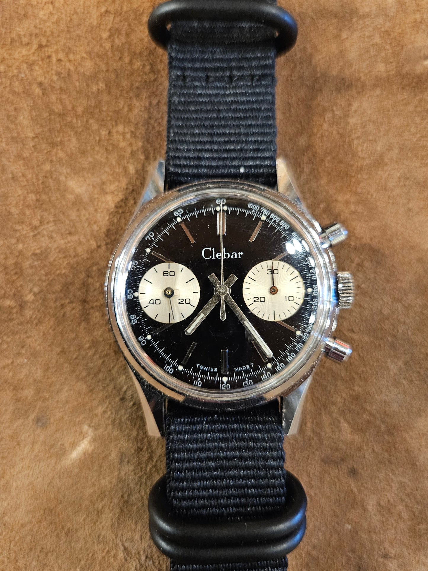 Cleber Chronograph watch from the 1960s.