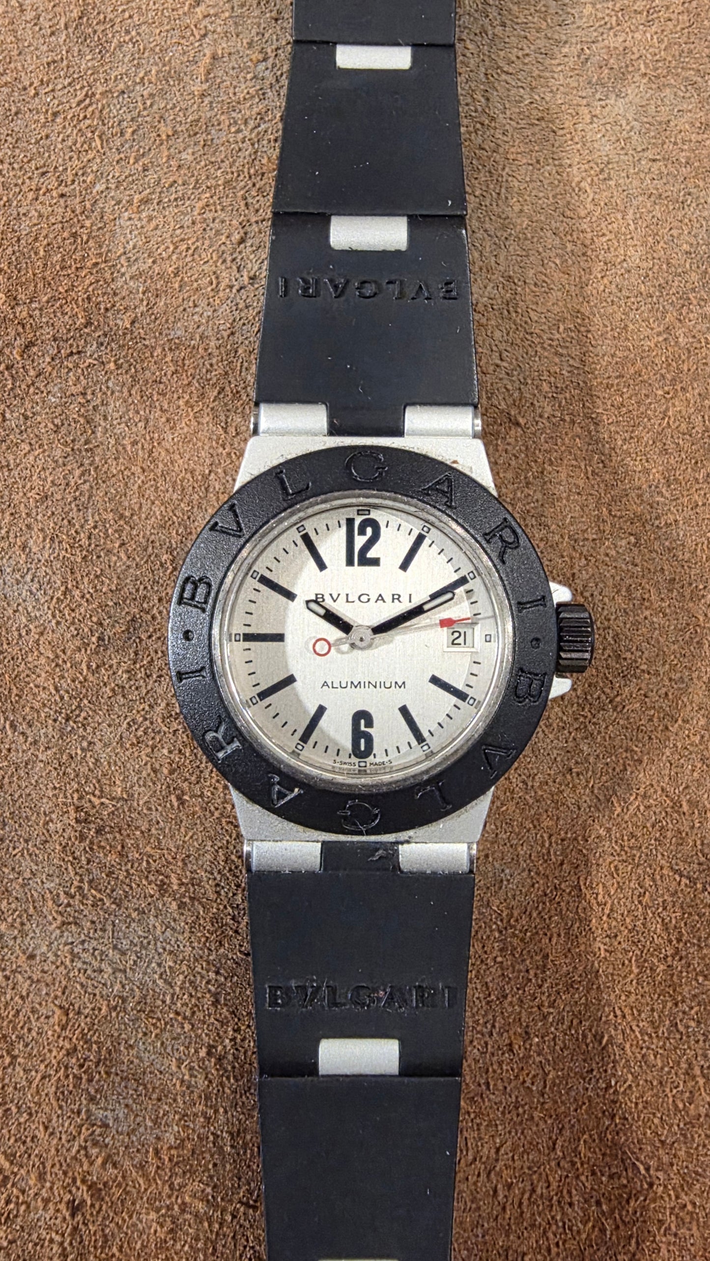 Bulgari AL 29Ta Diagono watch from the 1990s