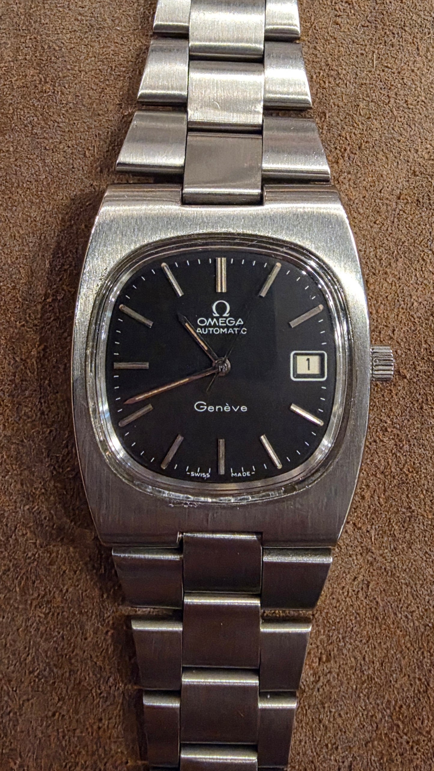 Omega 166.0197 in steel watch from the 1970s
