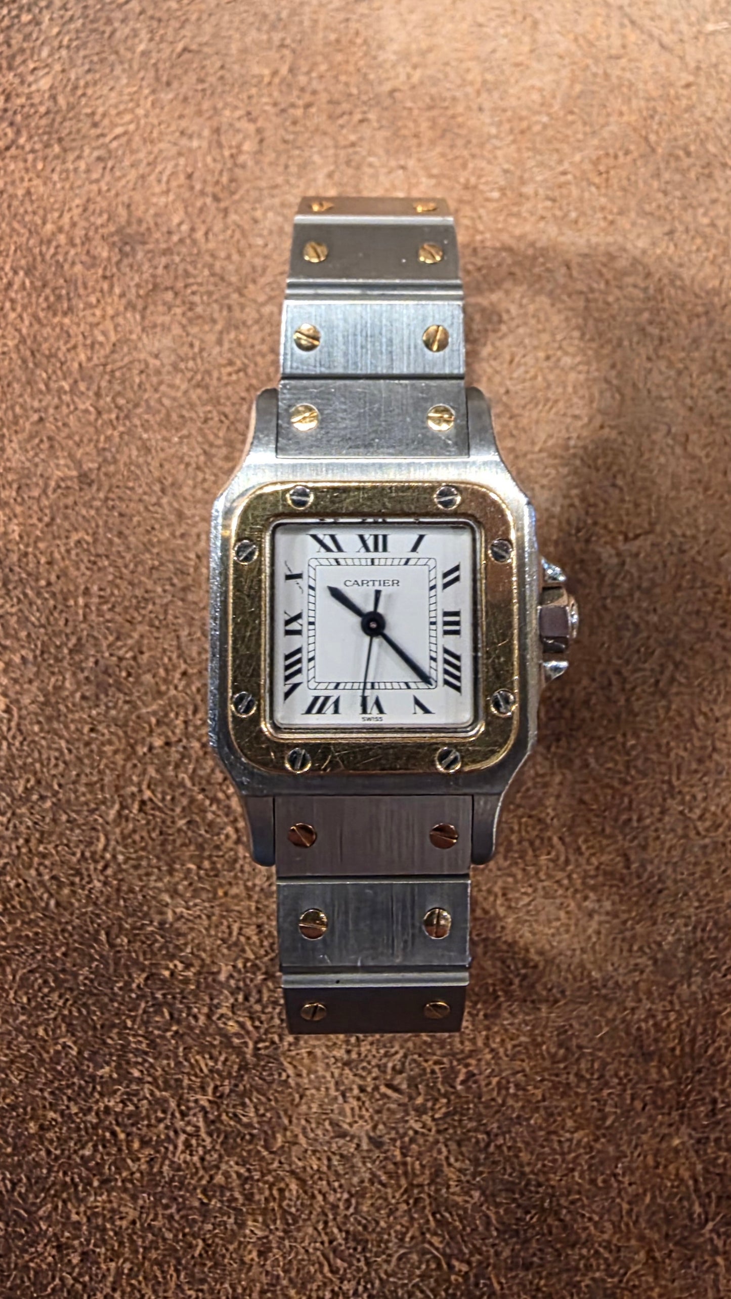 Cartier Santos watch from the 1980s