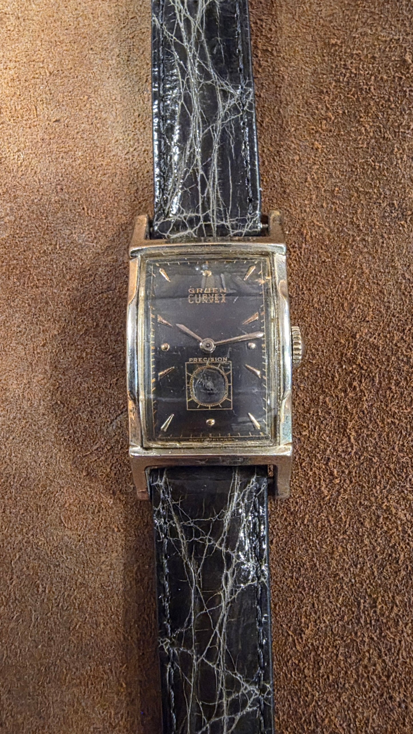 Gruen Curvex watch from the 1950s
