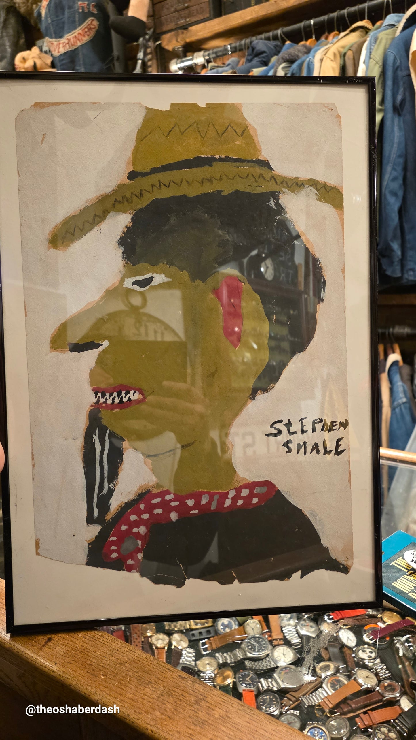 Stephen Smale Portrait Outsider art