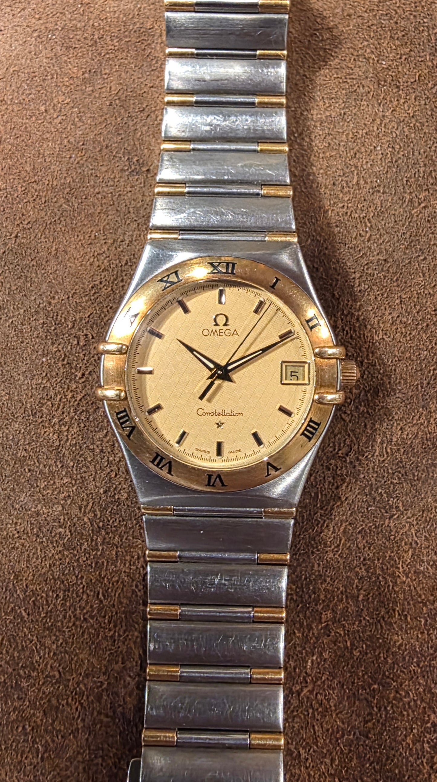 Omega Constellation 1552/862 18kt and steel watch from the 2000s