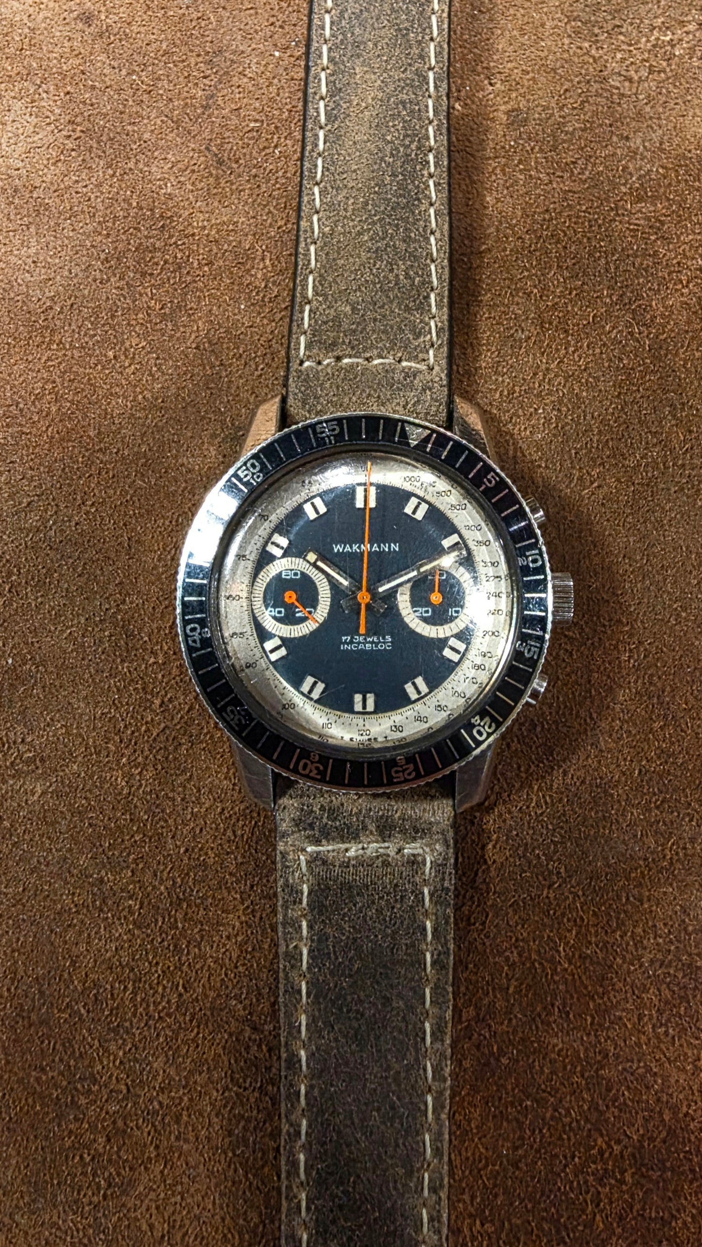 Wakmann Big Boy Chronograph from the 1960s