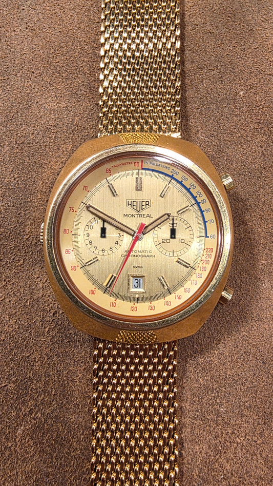 Heuer Montreal 110 505 watch from 1972