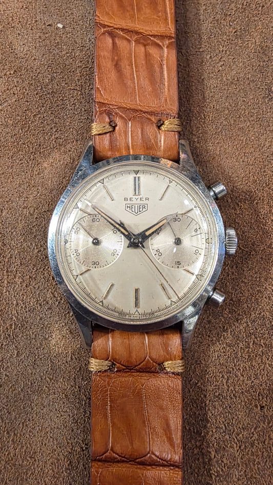 Heuer Pre Carrera watch from the 1950s