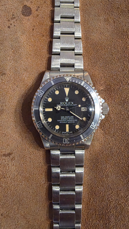 Rolex Seadweller watch from 1981