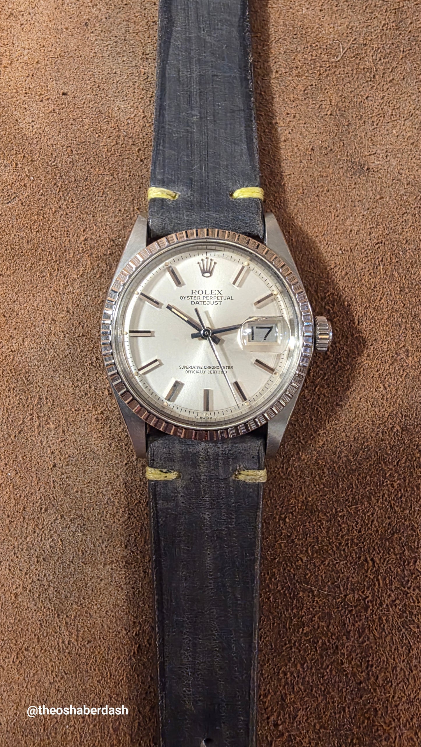 Rolex Datejust 1601 in steel watch from 1975