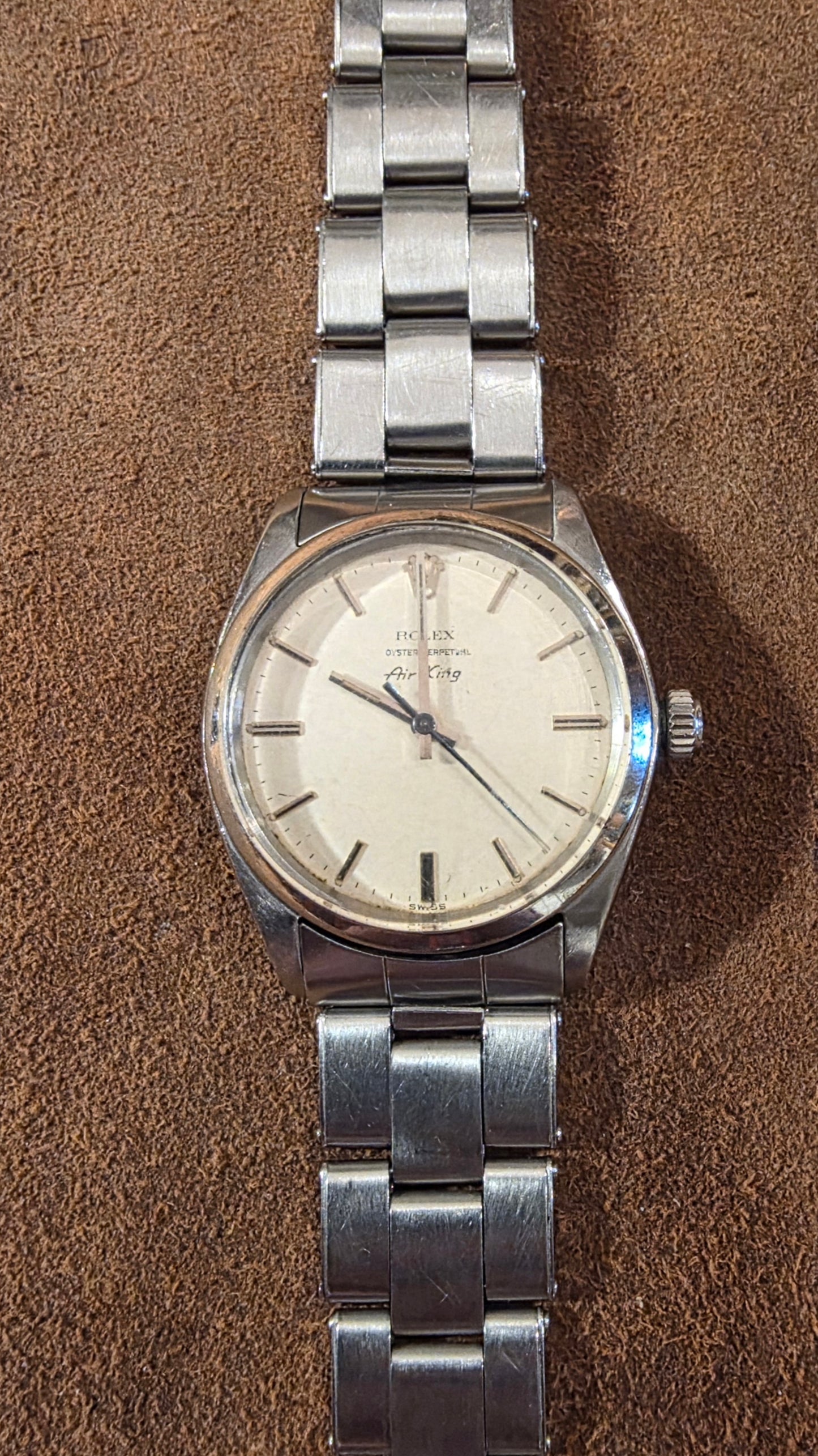 Rolex Airking 5500 watch from 1978