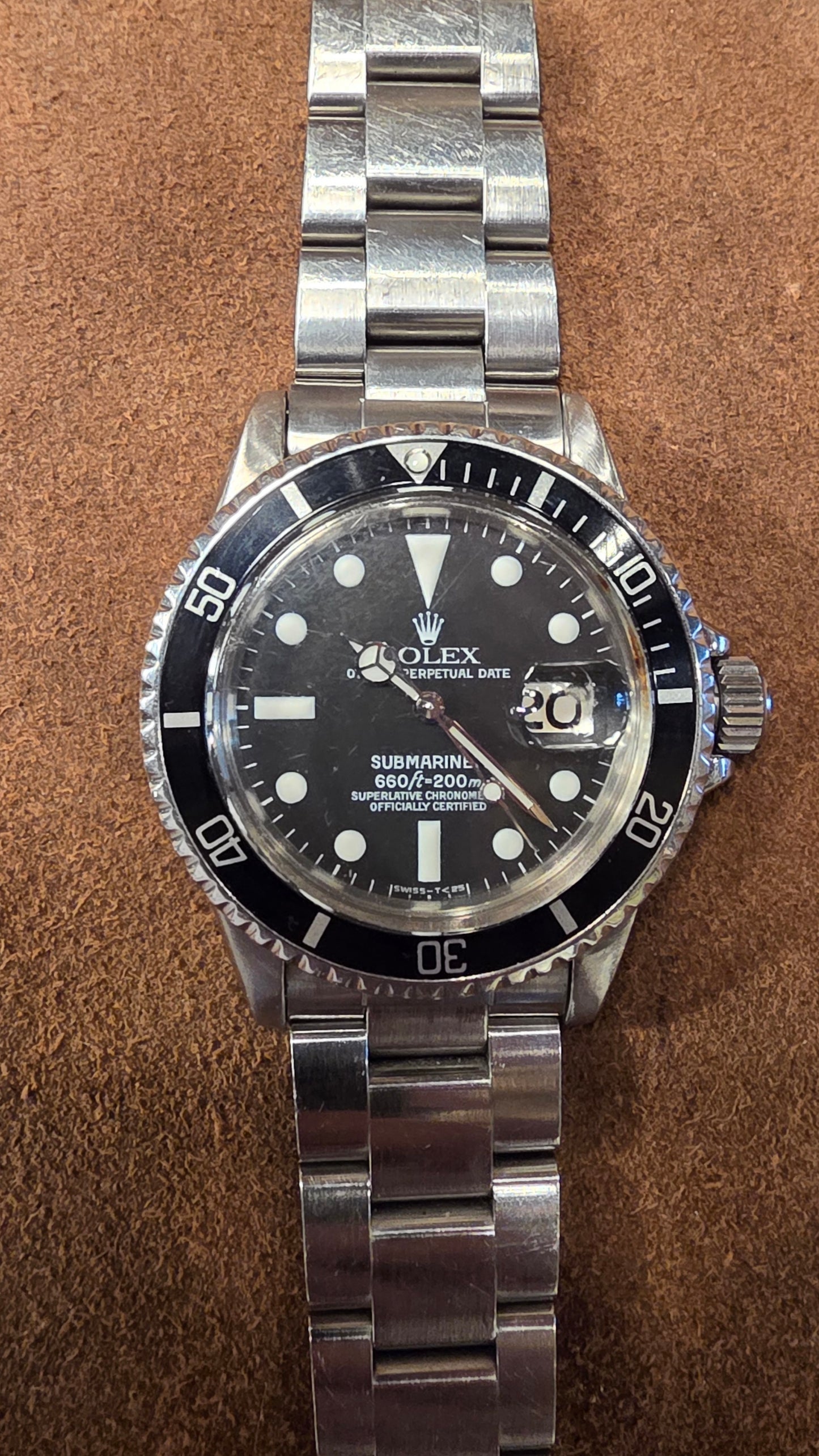 Rolex Submariner 1680 watch from 1970
