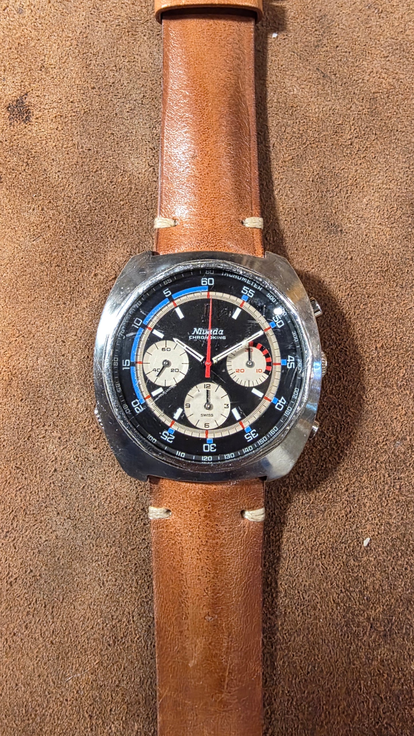 Nivada Chrono king watch from the 1970s