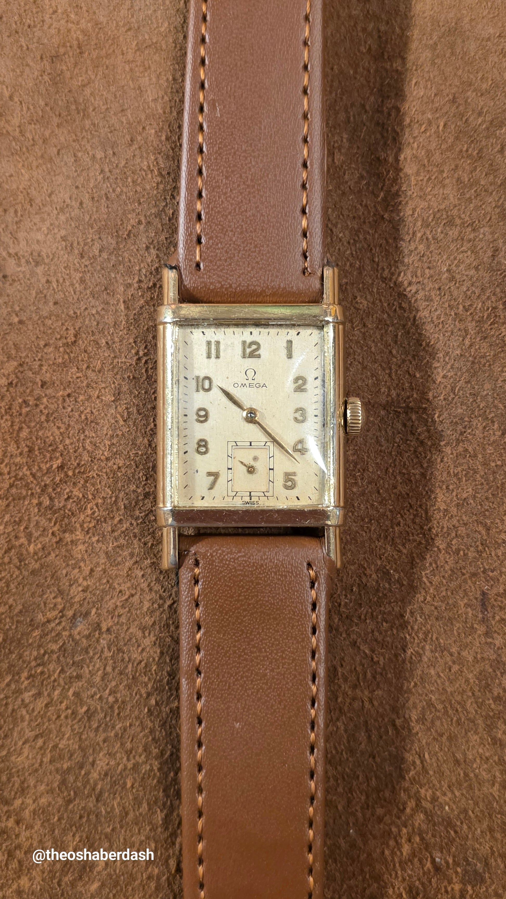 Omega Tank dress watch from the 1950s