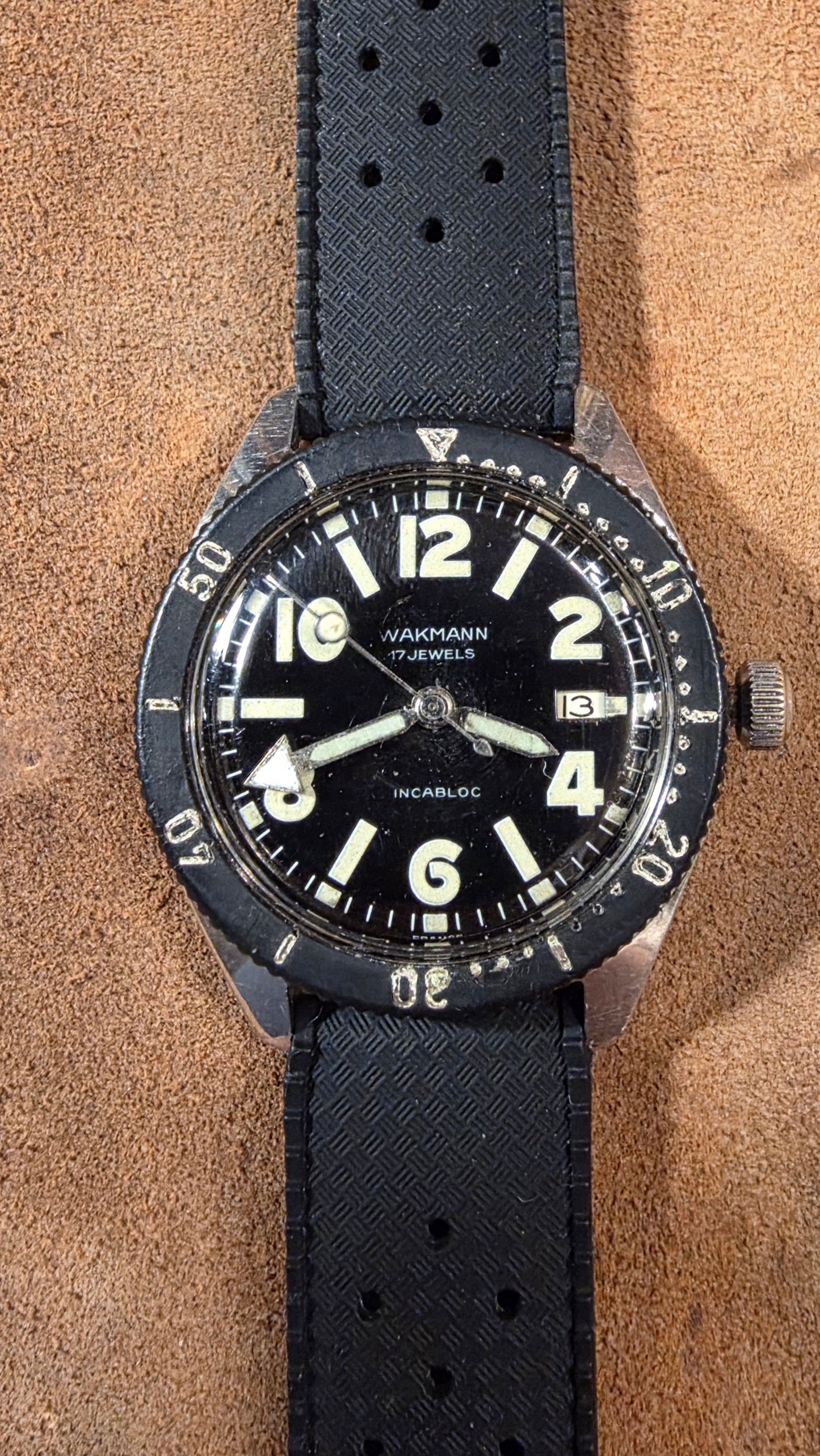Wakmann Skin diver watch from the 1960s.