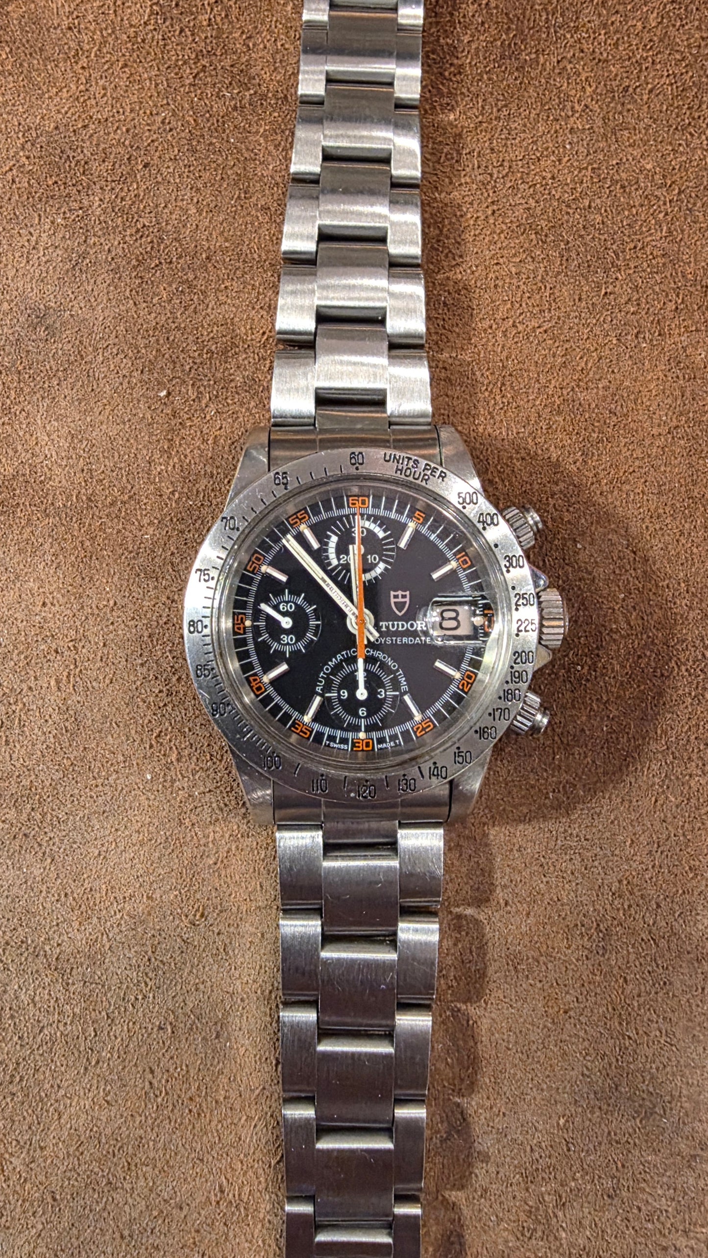 Tudor 94300 Tropical dial Chronograph watch from 1982