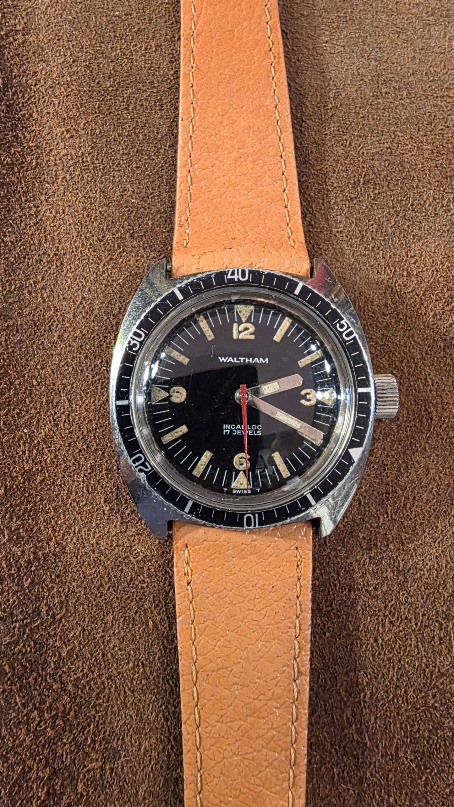 Waltham Skin diver watch from the 1960s