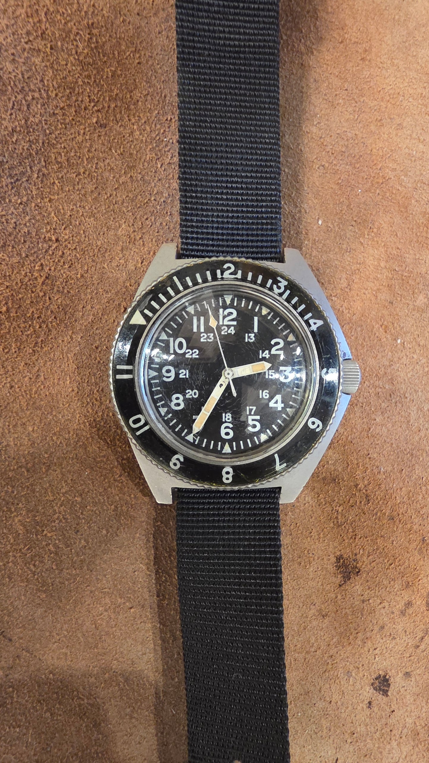 Benrus Type 2 Mil 50717 Class A watch from 1973