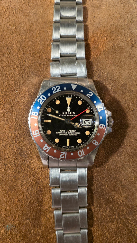 Rolex Gmt 1675 Pepsi from 1969
