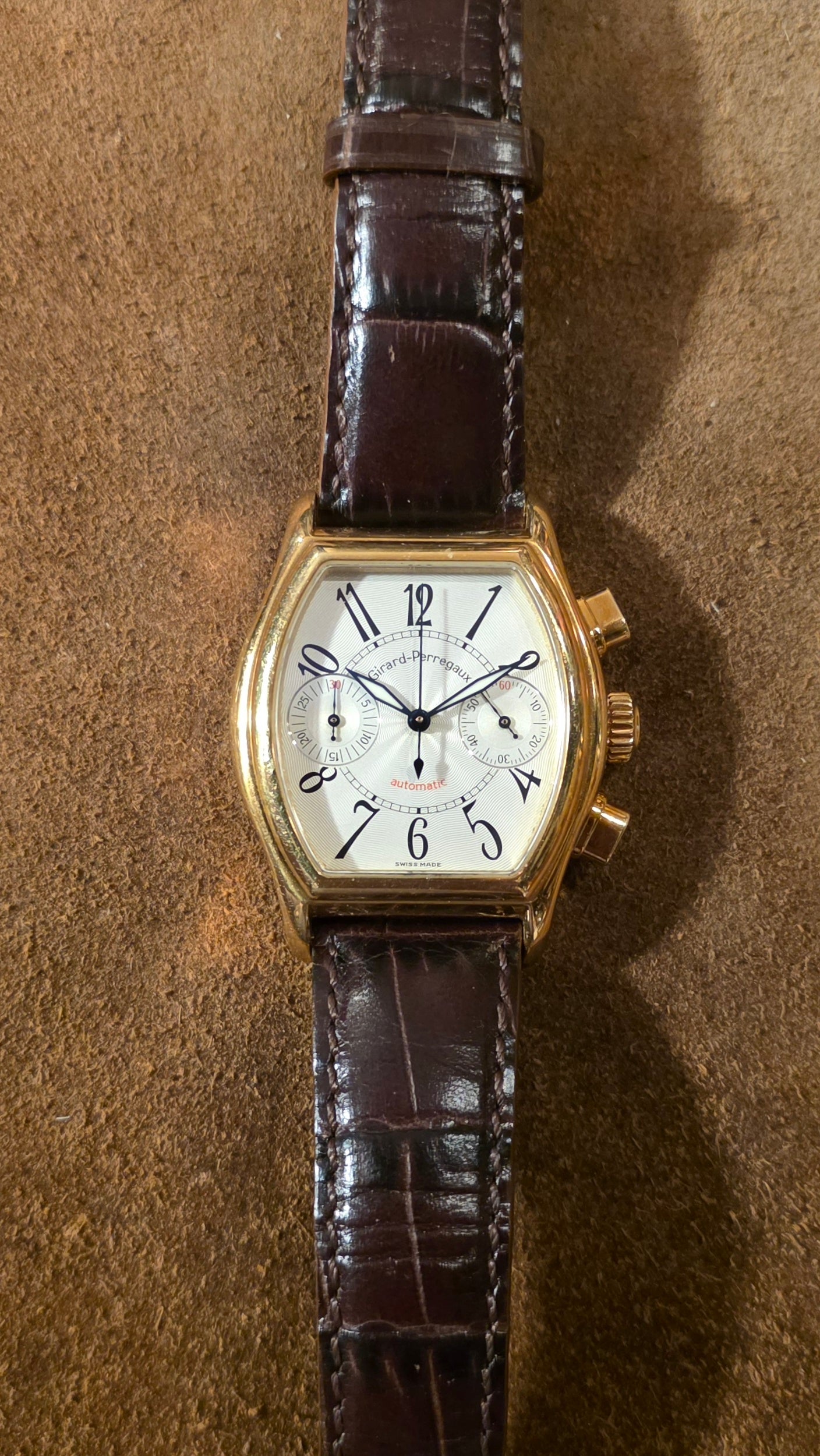 Girard Perregaux Richeville 2750 Chronograph watch from the 1990s
