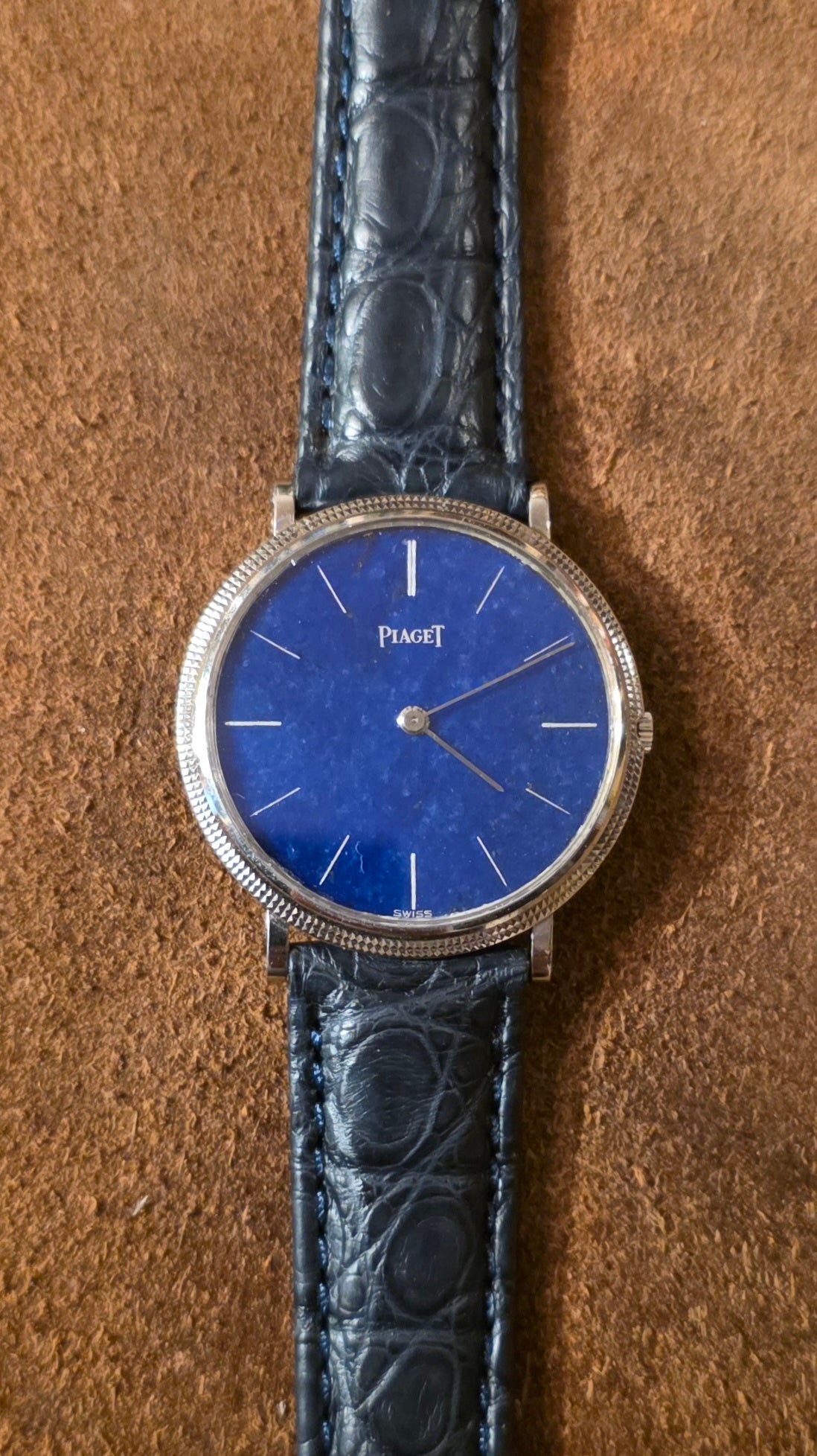 Piaget 9021 Lapis dial watch from the 1970s