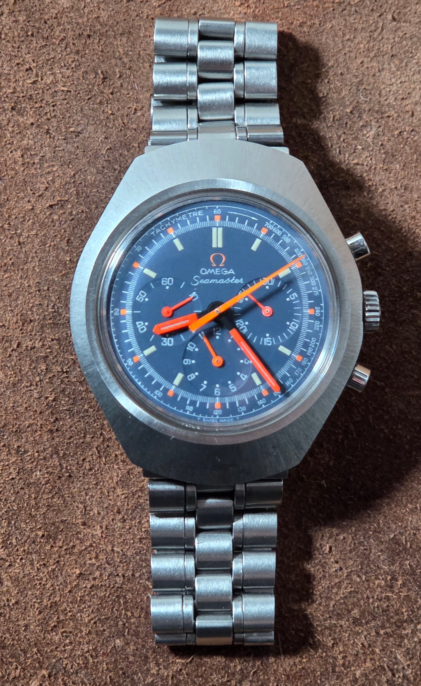 Omega Flat Jedi 145 024 watch from the 1970s.