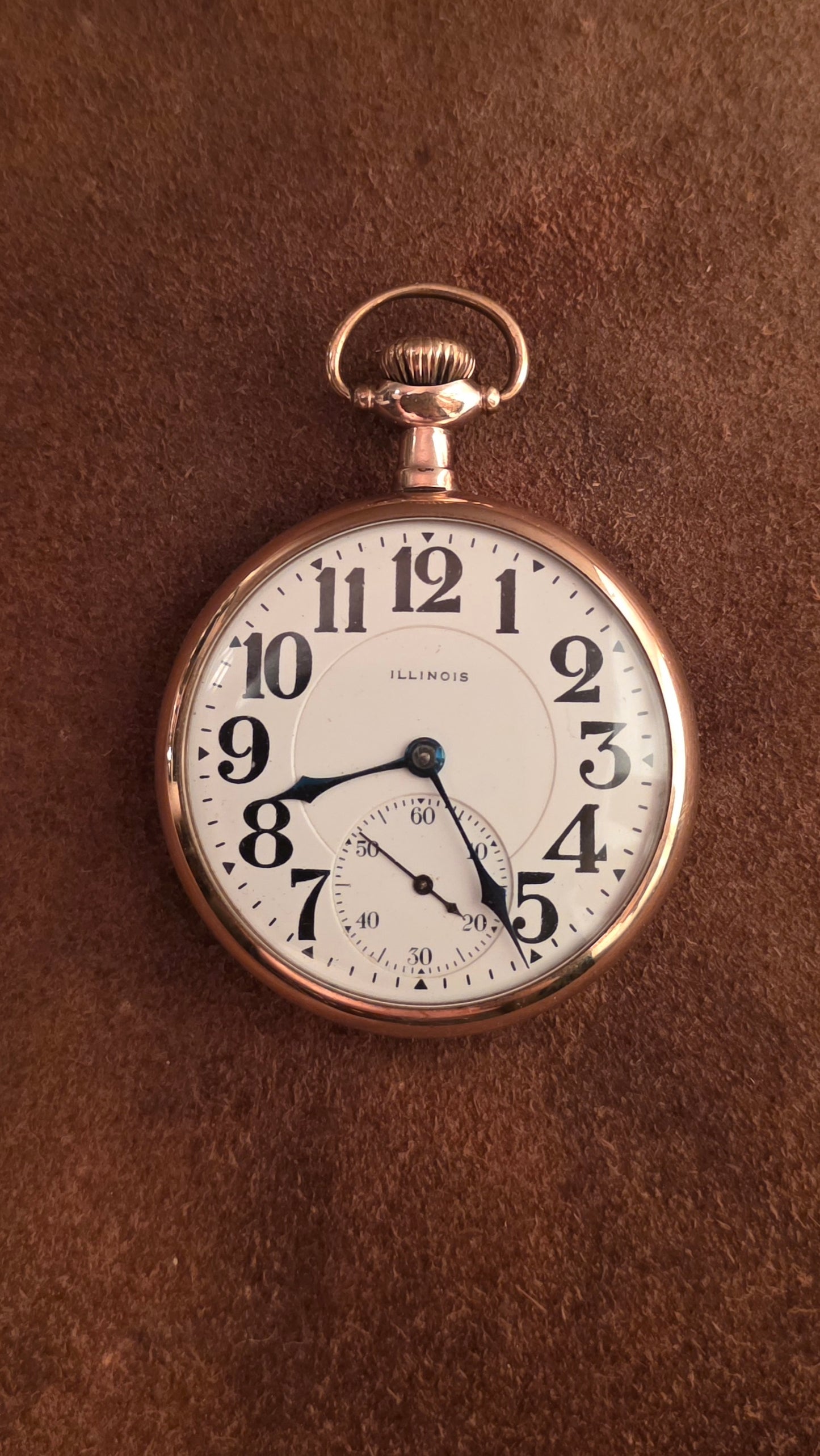 Illinois Bunn special Railroad pocket watch from the 1900s.