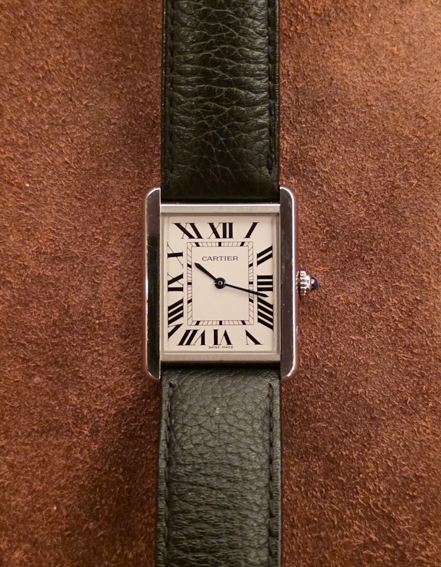 Cartier 3169 Tank solo watch from the 2000s