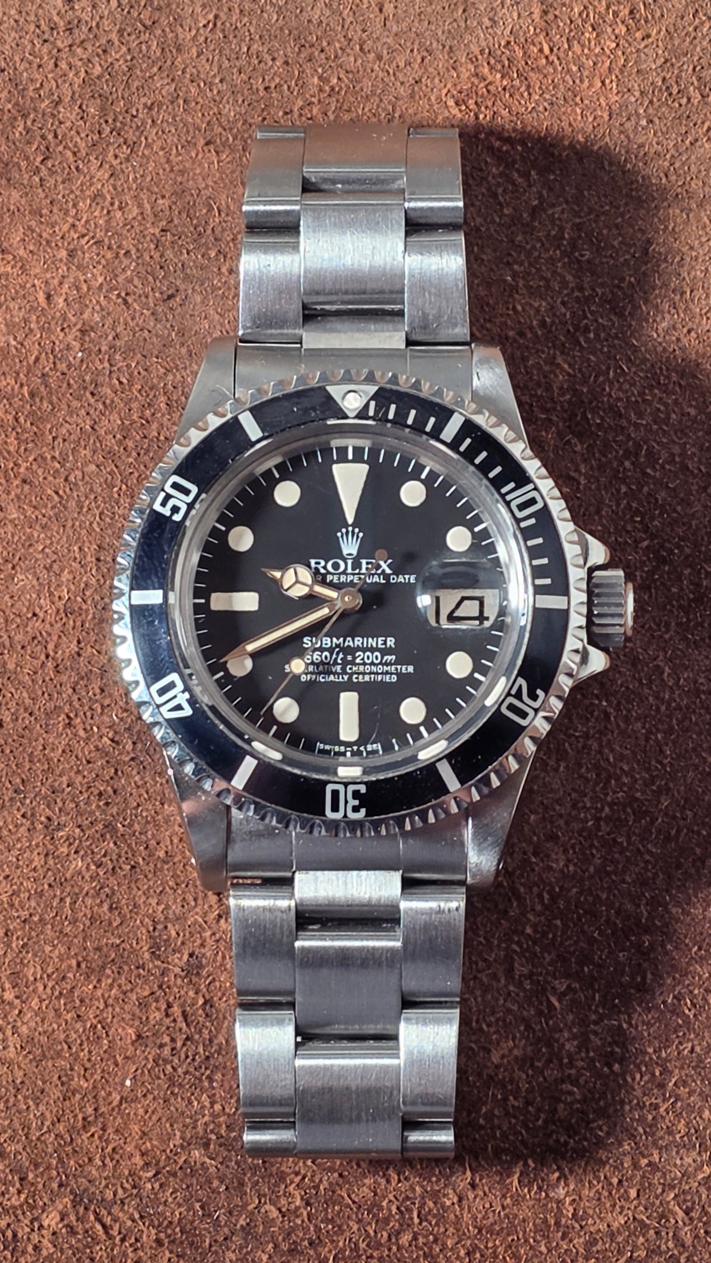 Rolex 1680 Submariner watch from 1979