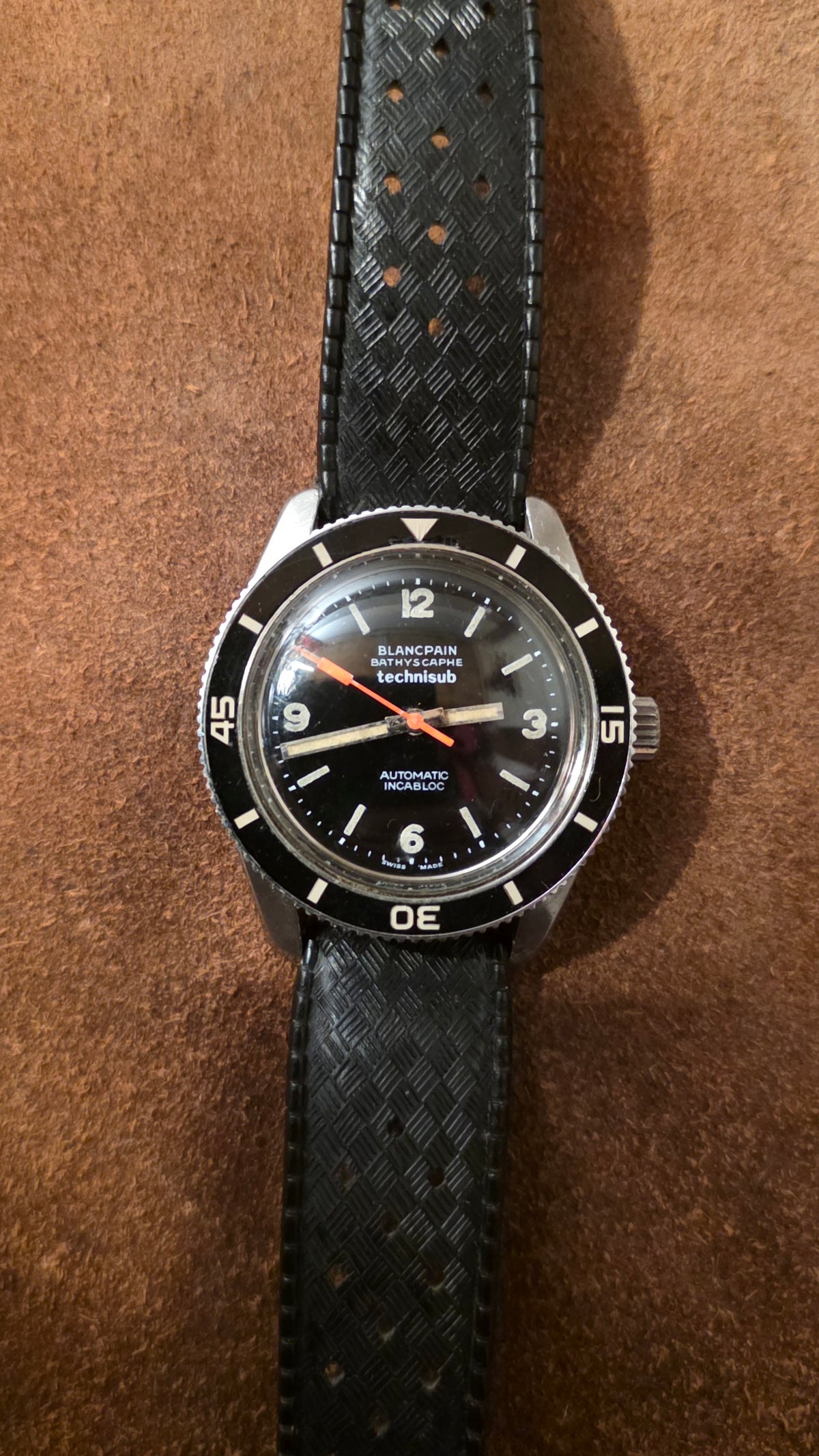 Blancpain Bathyscaphe Technisub divers watch from the 1960s